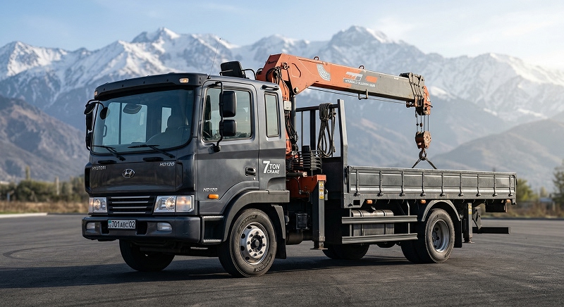 Манипулятор 7 тонн в Алматы – аренда крана-манипулятора CRANEX